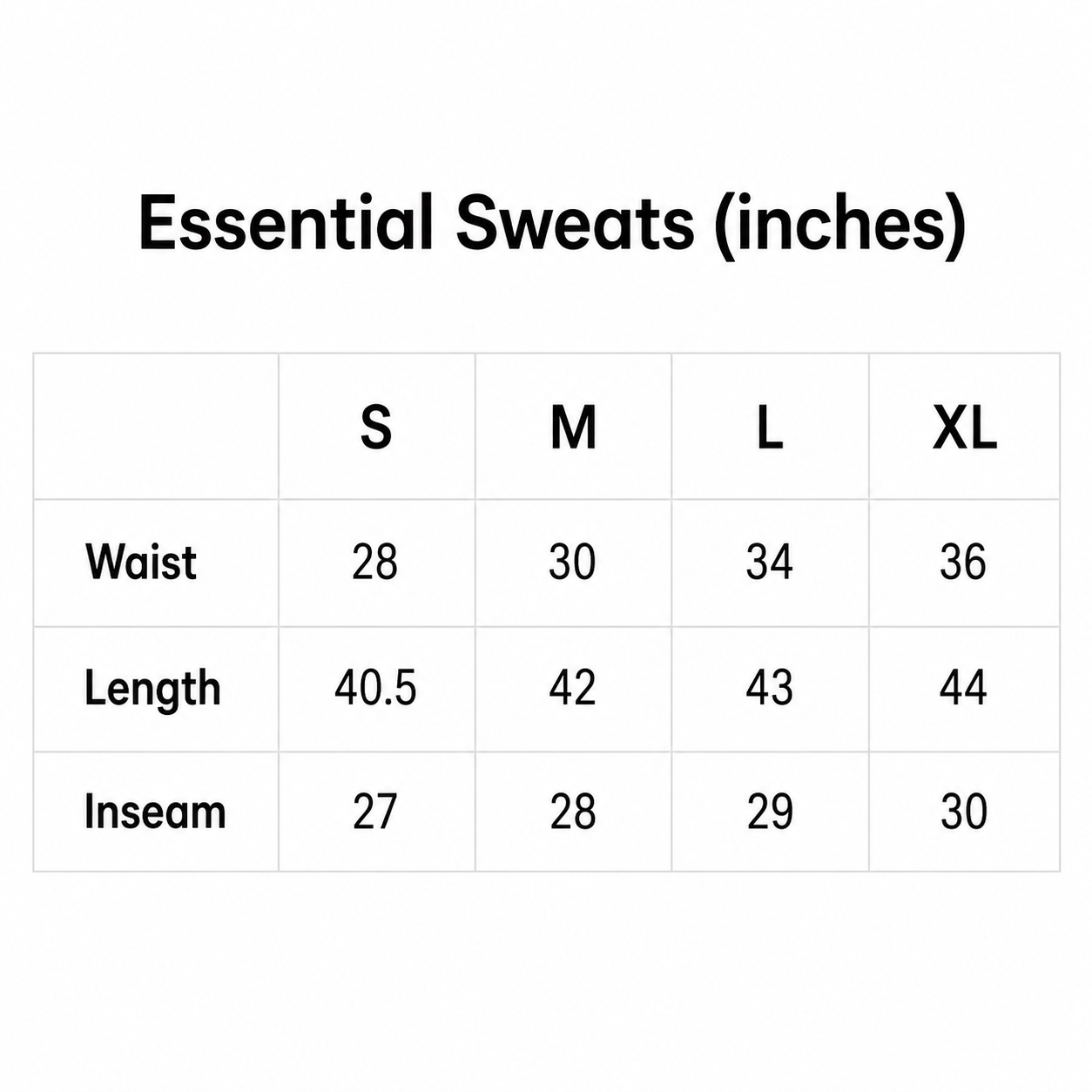 Essential Sweats (Premade)